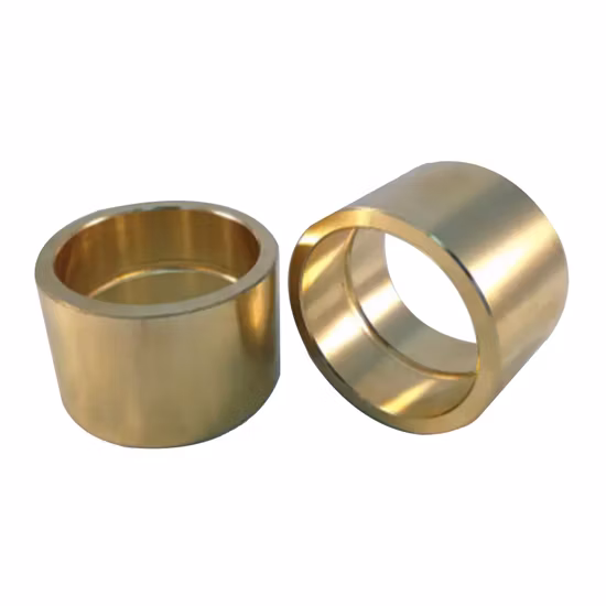 Buchas de bronze de guia de aço aglomeradas da luva personalizada do rolamento do transformador do estabilizador do bronze da suspensão do braço de controle