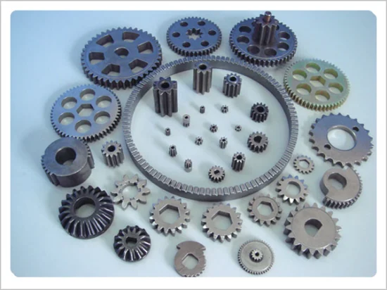 Metalurgia do pó Hardware CNC Acessórios para automóveis Produtos Caixa de engrenagens de metal sinterizado Parceiro Engrenagem Peças de engrenagem