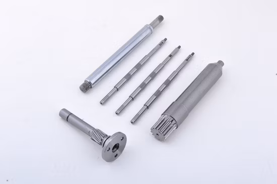 Transmissão de precisão /Acionamento/Eixo/Auto/Spline/Peças de máquinas/ Engrenagem do rotor Eixo recartilhado de usinagem personalizada