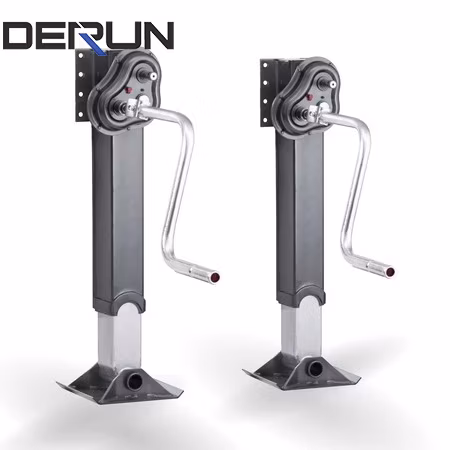 Preço de fábrica peças de caminhão tipo externo 25t 28t 30t peças de semi-reboque macaco de pouso suporte de perna trem de pouso